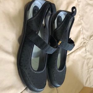 Like new. I usually wear size 8.5 but think these fit more like a size 8.